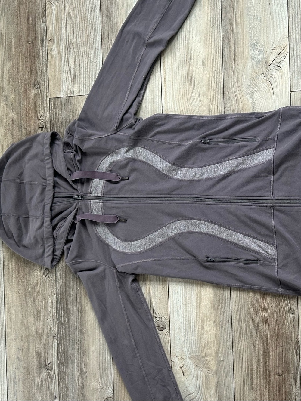 Lululemon Hooded Define Jacket Luon Purple Mauve Full Zip Size 8